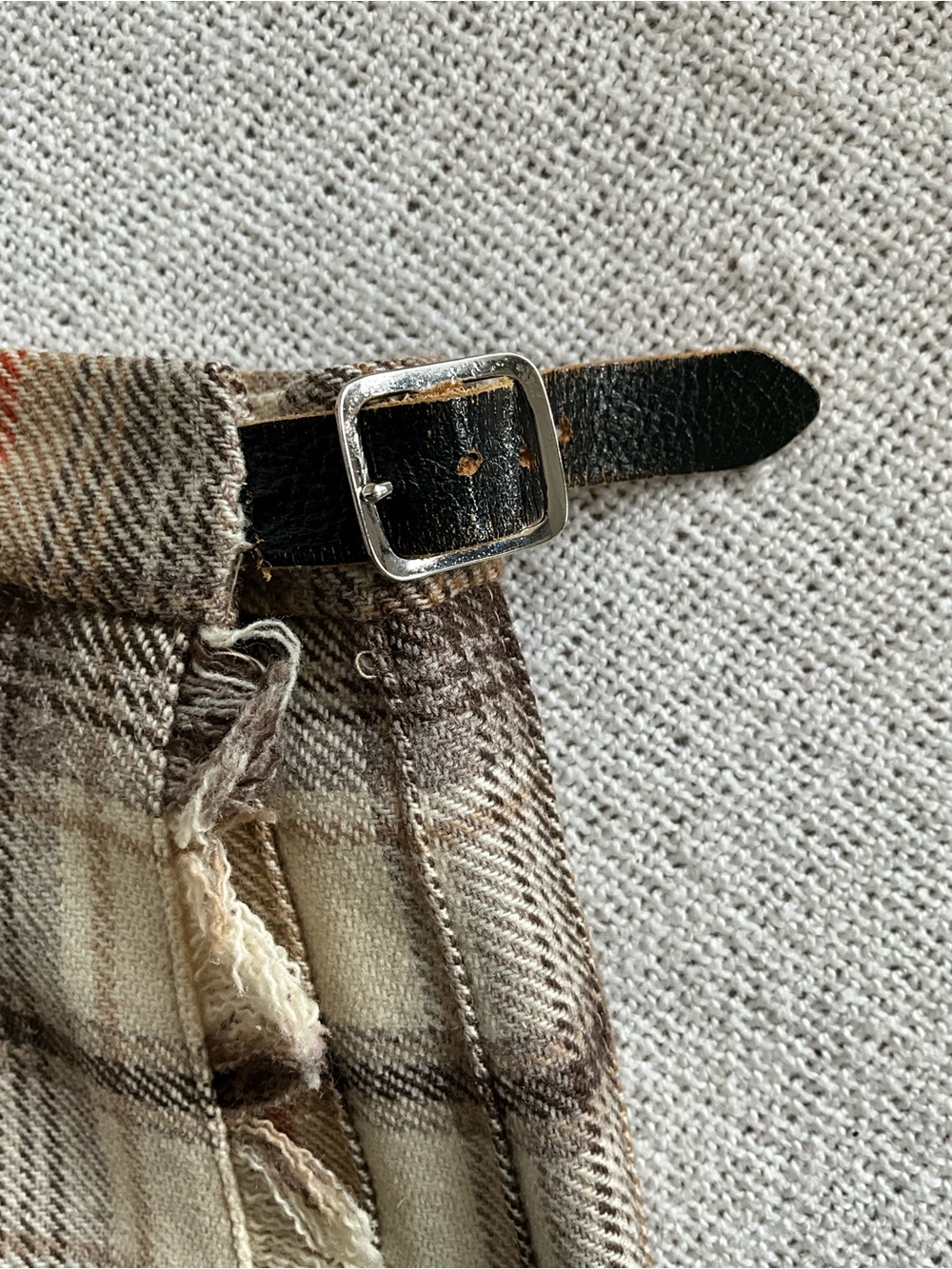 Vintage Laird-Portch Scotland Pure Wool Tartan Kilt Skirt Plaid Midi 6 - Picture 9 of 12